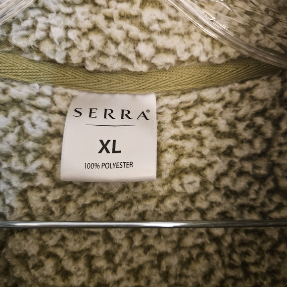 Serra 1/4 Zip Pullover Sherpa Green size XL 16W 18W - Picture 6 of 9